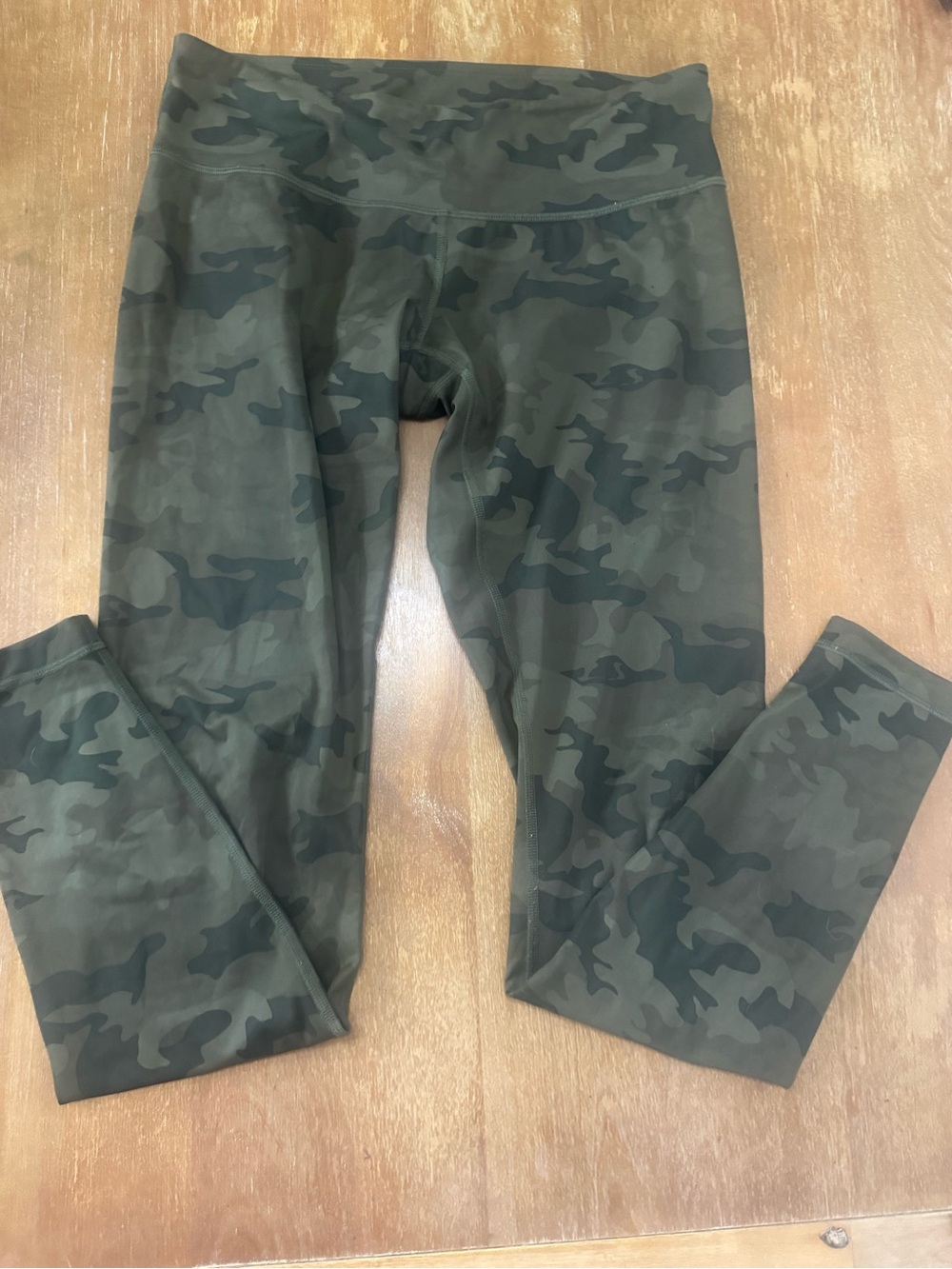 lululemon athletica Olive Green Camo High-Rise Leggings